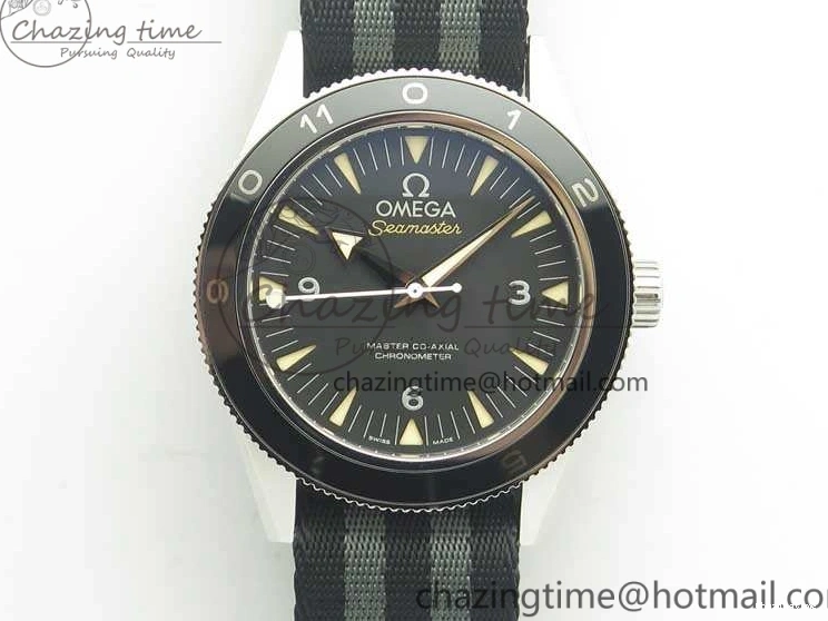 1226 EasyCare Seamaster 300 “Spectre” Limited Edition VSF 1:1 Best Edition On “007” Nato Strap A8400 Super Clone 8075